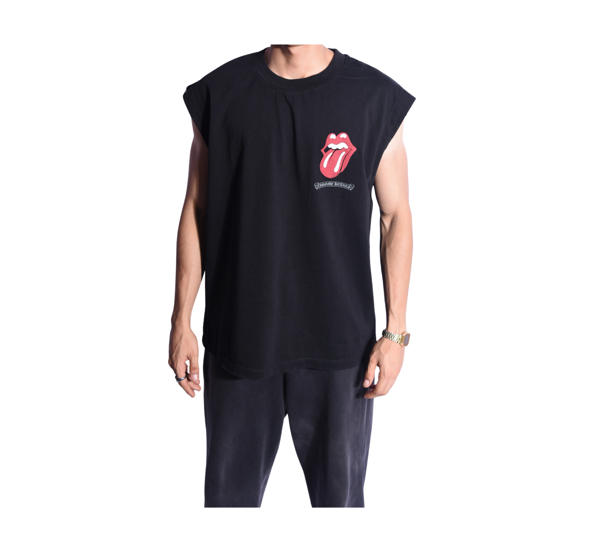 T-SHIRTS SLEEVELESS KROM HEARTS
