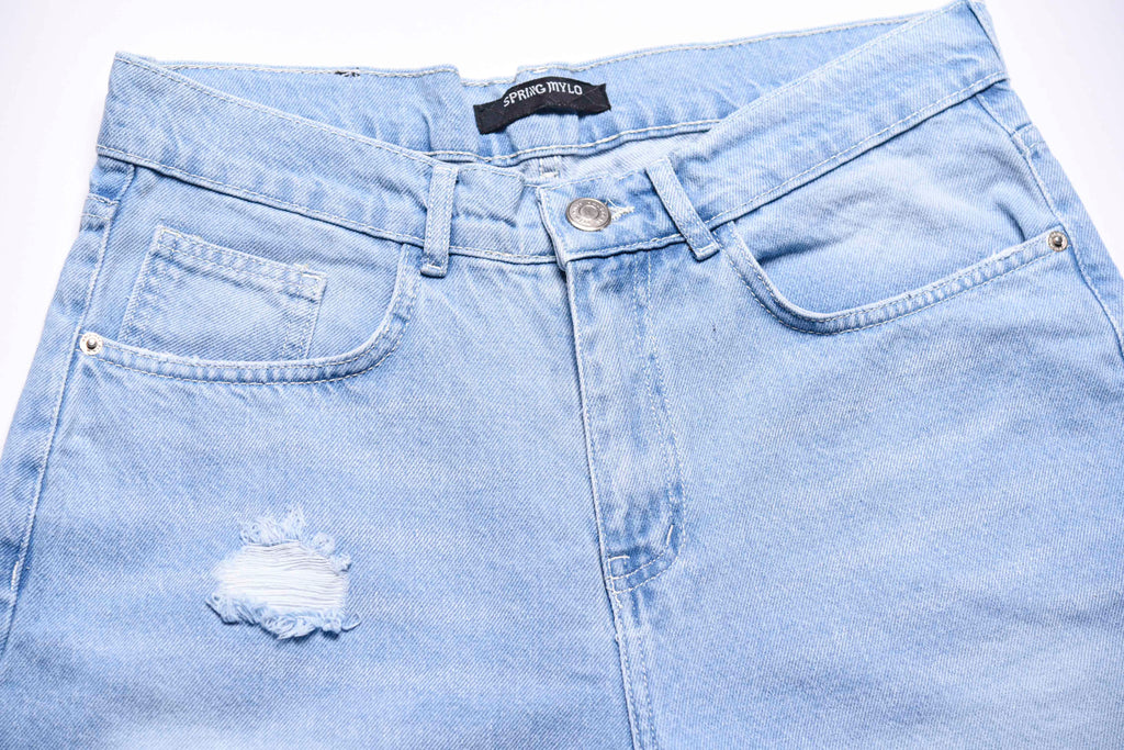 SHORTS DENIM CUTTING